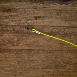 BioThane Leine 6mm rund neon gelb