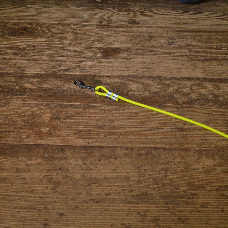BioThane Leine 6mm rund neon gelb BioThane Leine 6mm rund neon gelb