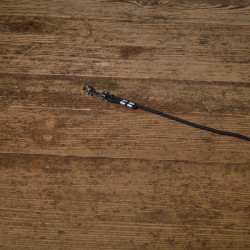 BioThane Leine 6mm rund schwarz