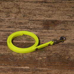 BioThane Leine 9mm neon gelb mit Nieten