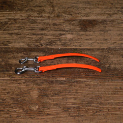 BioThane Leine 9mm neon orange genäht