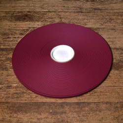 BIOTHANE Doppelführleine bordeaux