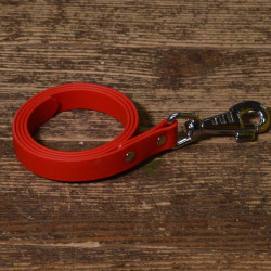 BioThane Leine 19mm rot mit Nieten