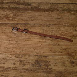 BIOTHANE HALSBAND 16mm braun