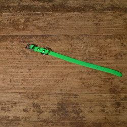 BIOTHANE HALSBAND 16mm neon grün
