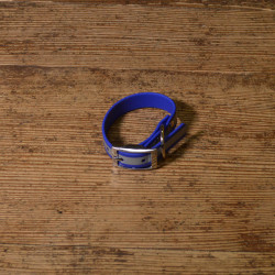 BIOTHANE HALSBAND 19mm blau...