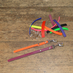 BioThane Leine 12mm hunter green mit Nieten