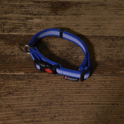 Halsband Gummiert PES blau