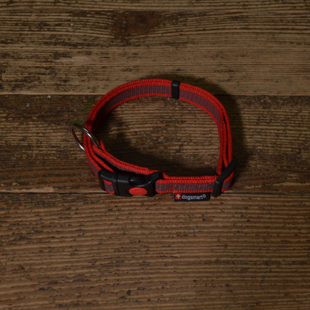 Halsband Gummiert PES rot