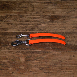 BioThane Leine 16mm neon orange genäht