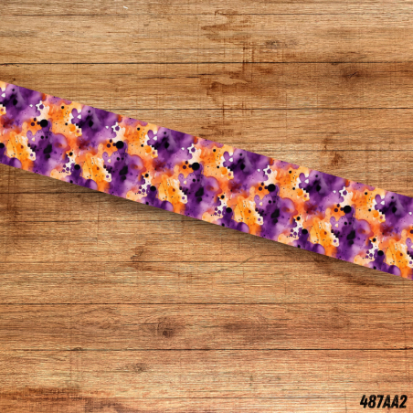 UV BIOTHANE HALSBAND Purple Splash 1