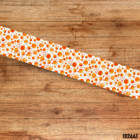 UV BIOTHANE HALSBAND orange dot 1