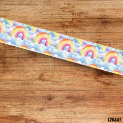 UV BIOTHANE HALSBAND REGENBOGEN 1