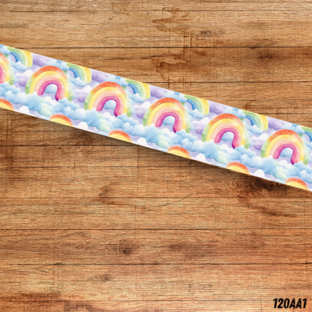 UV BIOTHANE HALSBAND REGENBOGEN 1