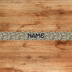 UV BIOTHANE HALSBAND 38mm Wunschtext Camouflage grün