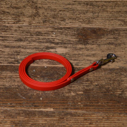 BioThane Leine 12mm rot mit Nieten